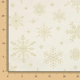 Lurex Gold Lurex Fleece Star Canvas - Ribes y Casals