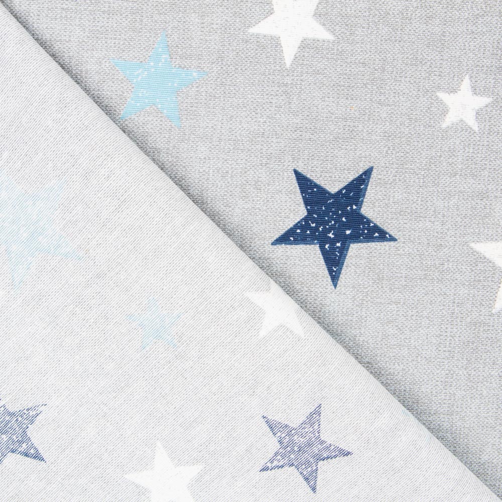 Canvas Sterne Blau Grau - Ribes y Casals