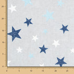 Canvas Sterne Blau Grau - Ribes y Casals