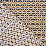 Ethnischer ockerfarbener Jacquard-Polsterbezug - Ribes y Casals