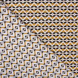 Ethnischer ockerfarbener Jacquard-Polsterbezug - Ribes y Casals