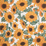 Canvas Sonnenblumen Weiß Gebrochen - Ribes y Casals