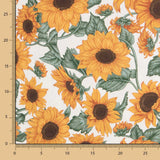 Canvas Sonnenblumen Weiß Gebrochen - Ribes y Casals