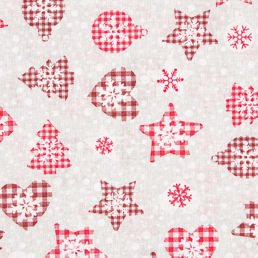 Graue Weihnachten Leinwand Weihnachtskugeln - Ribes y Casals