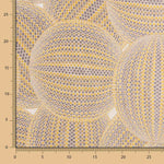 Jacquard-Kugeln aus Segeltuch Gelb - Ribes y Casals