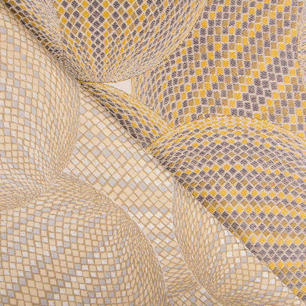 Jacquard-Kugeln aus Segeltuch Gelb - Ribes y Casals