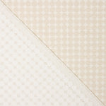 Jacquard-Leinwand Dots Beige - Ribes y Casals