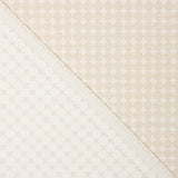 Jacquard-Leinwand Dots Beige - Ribes y Casals
