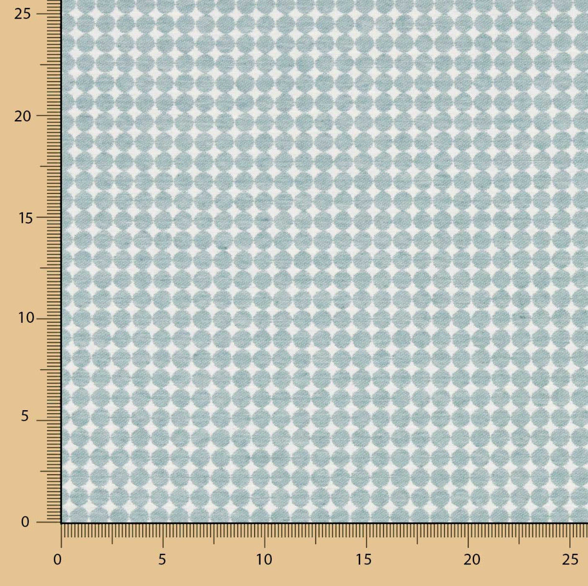 Jacquard Dots Wasser Grünes Segeltuch - Ribes y Casals