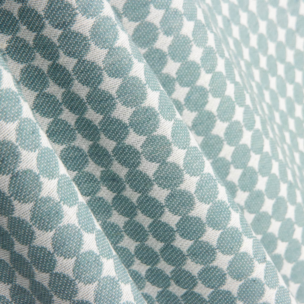 Jacquard Dots Wasser Grünes Segeltuch - Ribes y Casals