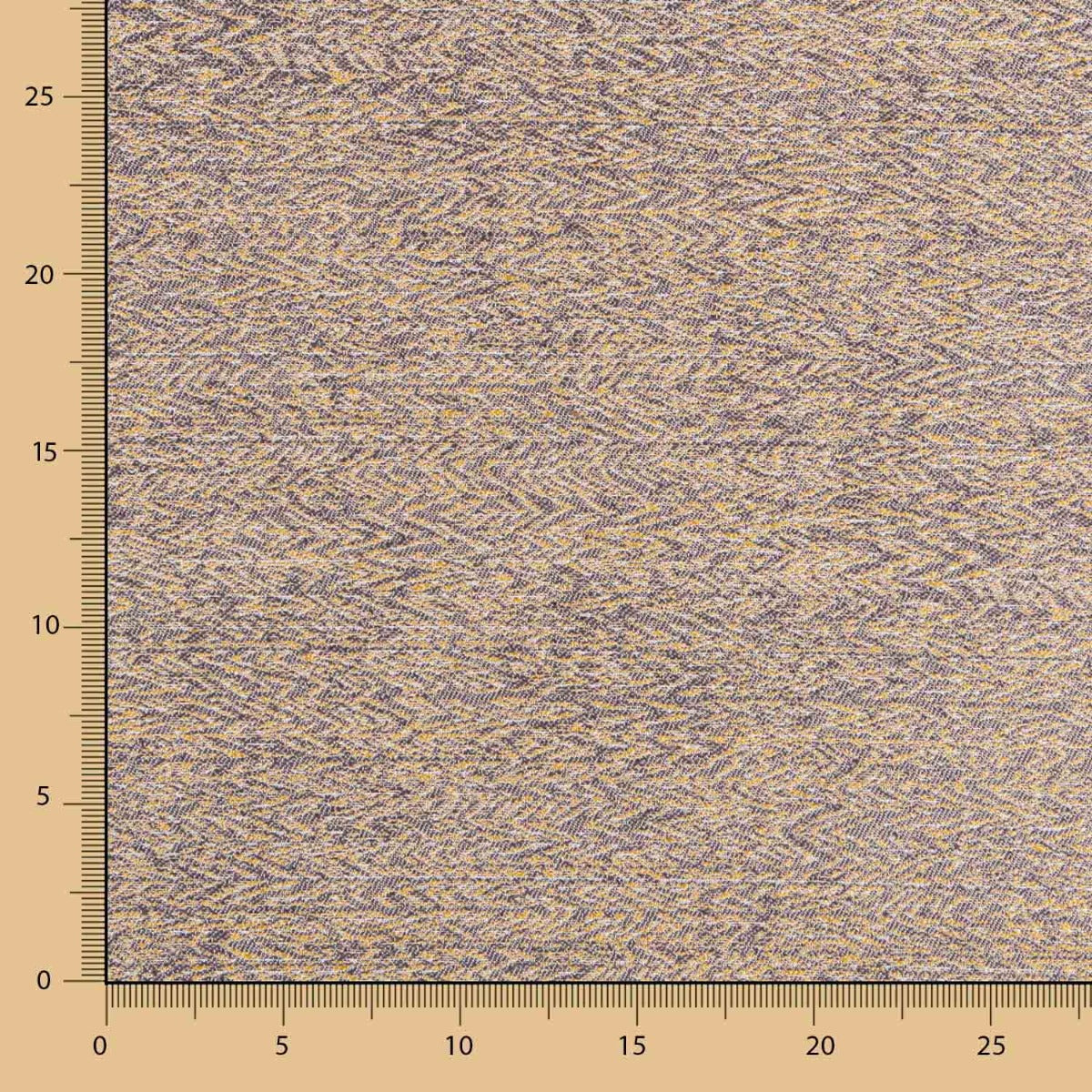 Jacquard-Leinwand Fischgrät Gelb - Ribes y Casals