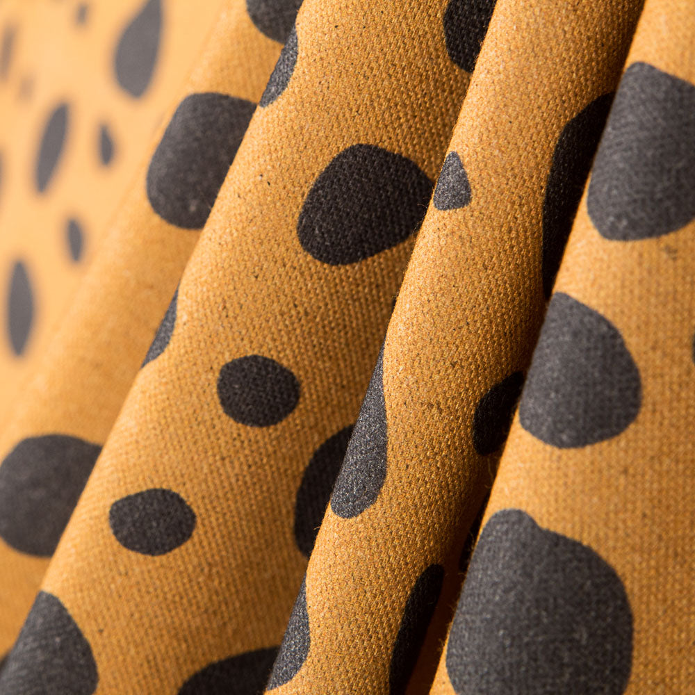 Ockerfarbener Leopard-Leinwand - Ribes y Casals