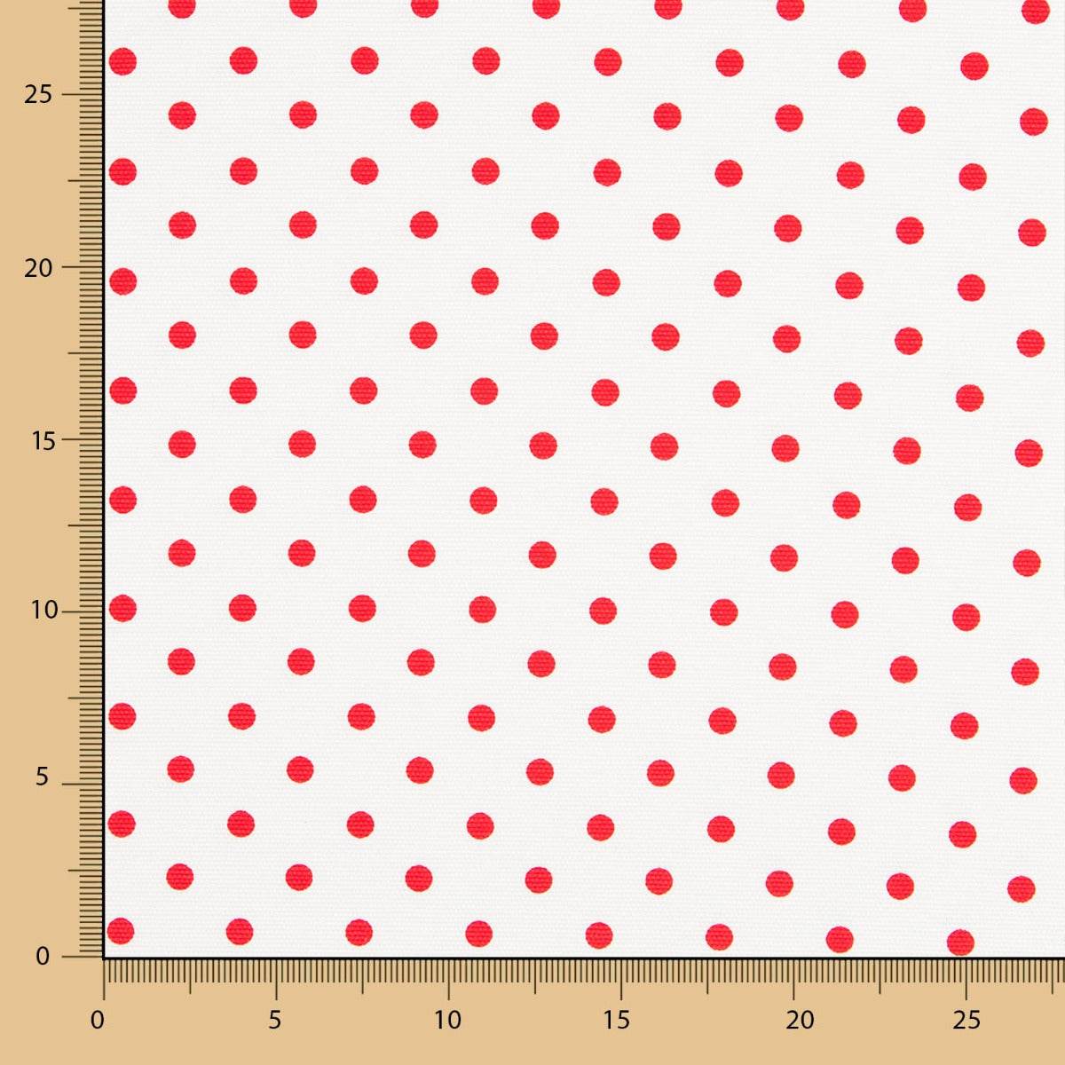 Rote Polka Dots Leinwand - Ribes y Casals