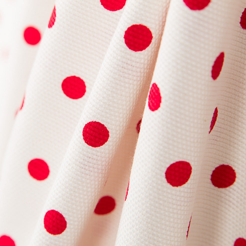 Rote Polka Dots Leinwand - Ribes y Casals