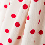 Rote Polka Dots Leinwand - Ribes y Casals