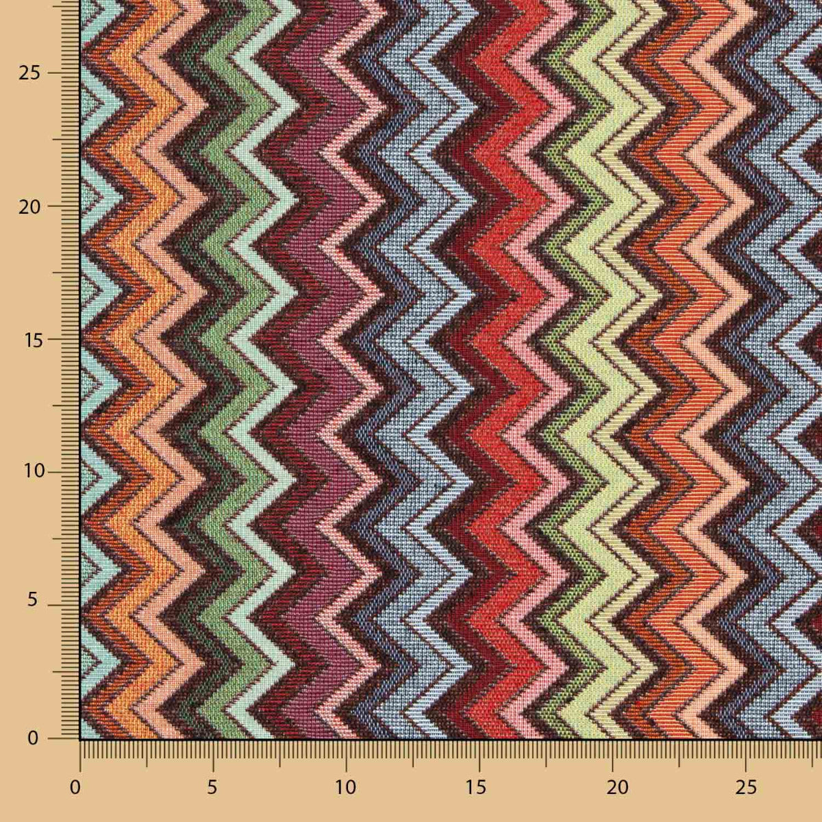 Gobelin Wandteppich Zig Zag Dunkel - Ribes y Casals