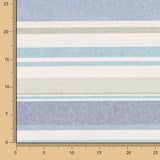 Multistriped-Leinwand blau - Ribes y Casals