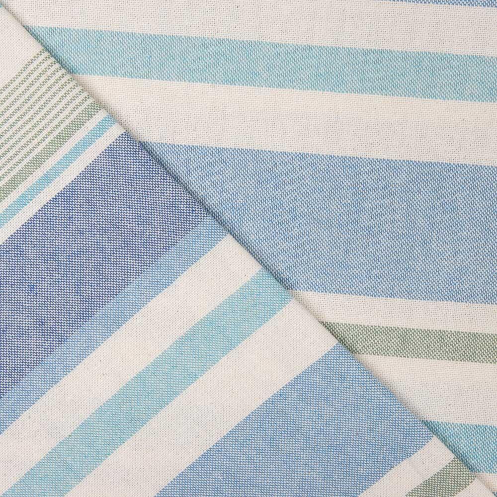 Multistriped-Leinwand blau - Ribes y Casals