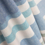 Multistriped-Leinwand blau - Ribes y Casals