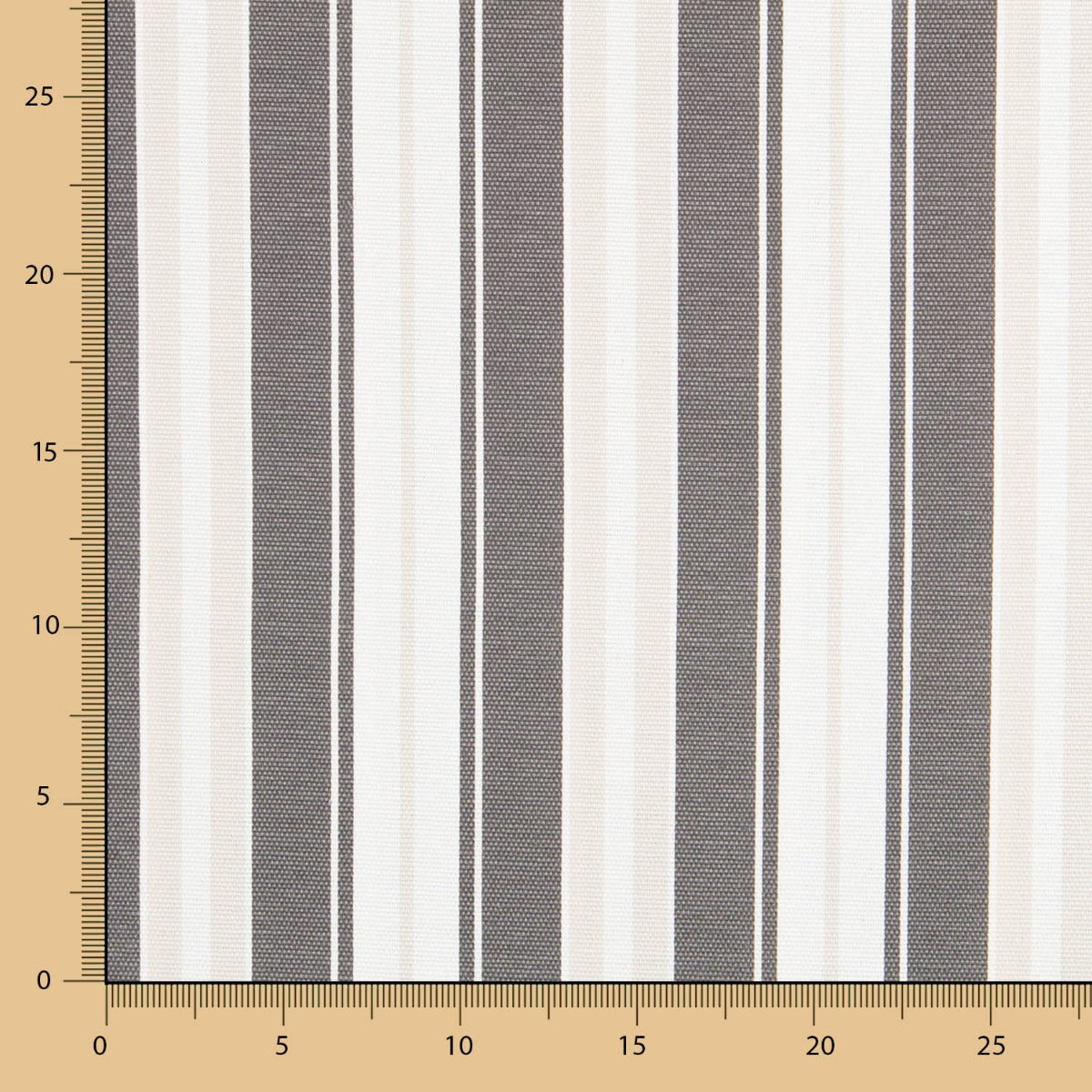 Canvas Multistripes Anthrazitgrau - Ribes y Casals