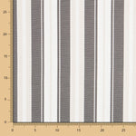 Canvas Multistripes Anthrazitgrau - Ribes y Casals