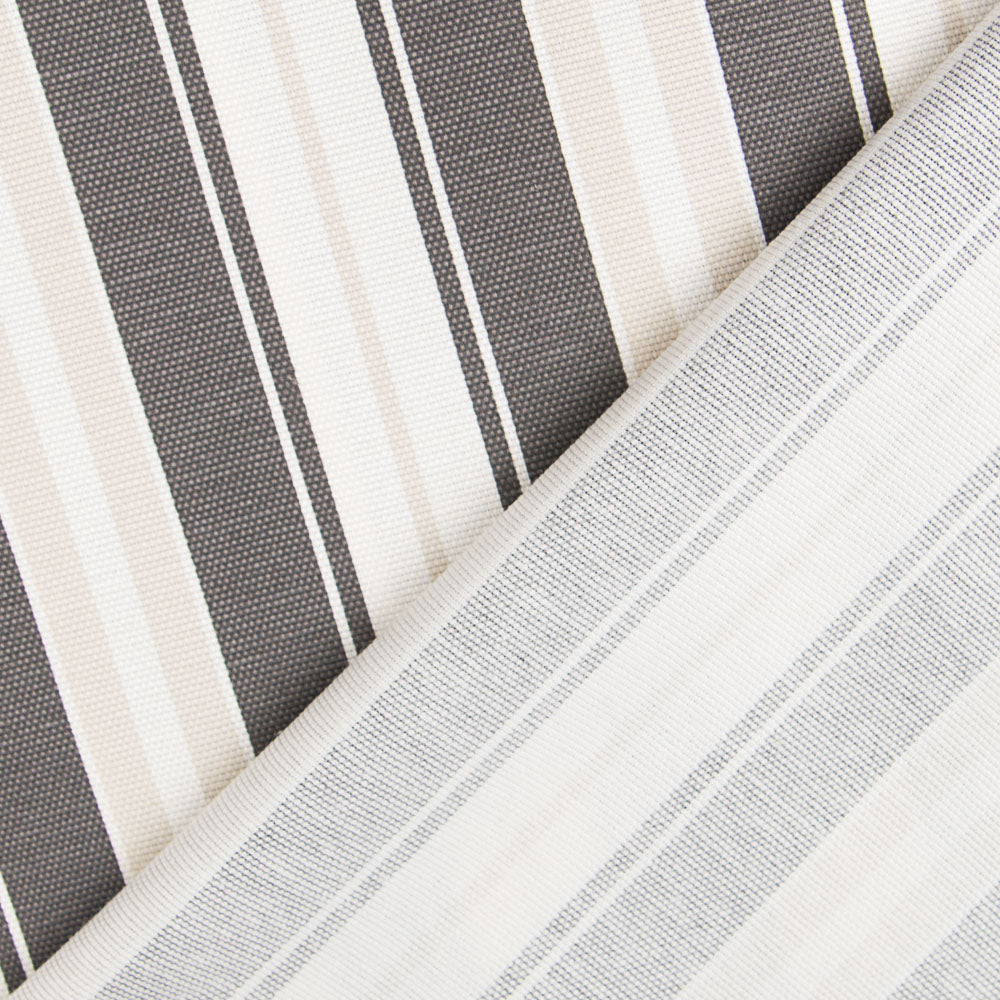 Canvas Multistripes Anthrazitgrau - Ribes y Casals
