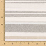 Segeltuch Multistripes Grau - Ribes y Casals
