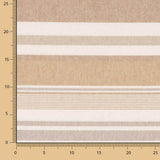Gegerbtes Multistriped-Leinwandgewebe - Ribes y Casals