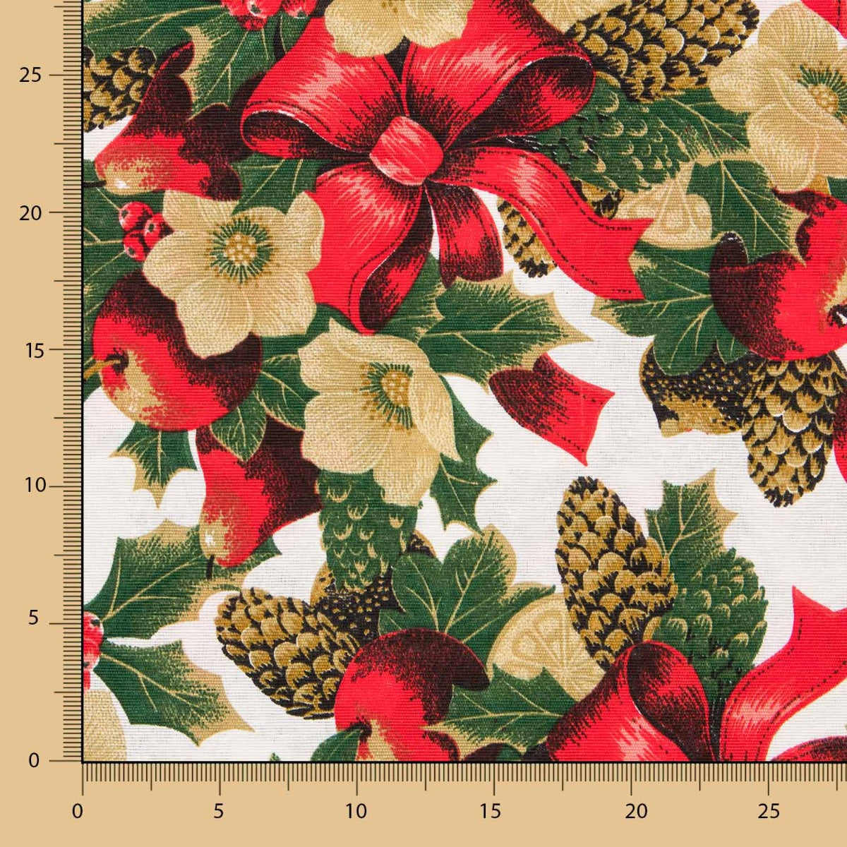 Weihnachten Canvas Weiß Rot Zentren - Ribes y Casals