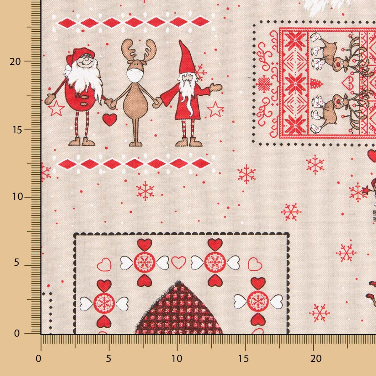 Leinwand Weihnachtsdeko Santa - Ribes y Casals