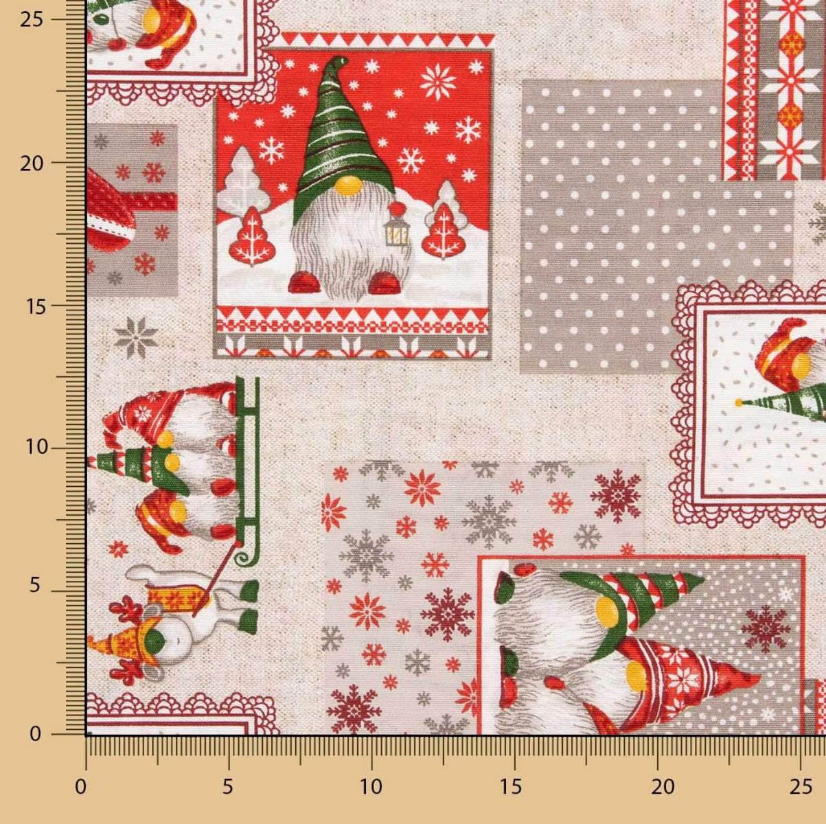 Leinwand Weihnachten Schnee Gnome - Ribes y Casals