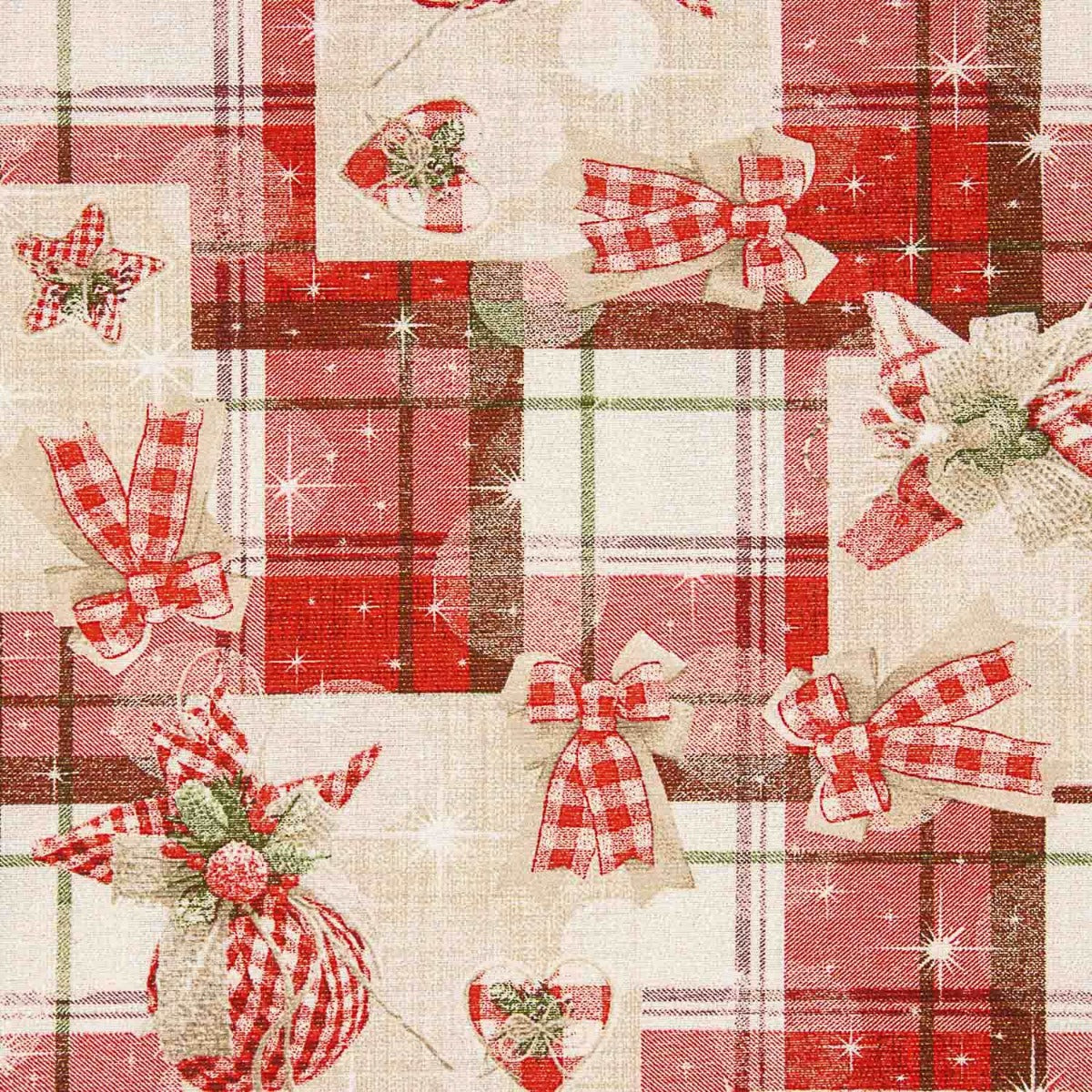 Lurex-Deko Weihnachts-Leinwand - Ribes y Casals