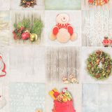 Canvas Weihnachten Holz Frieden - Ribes y Casals