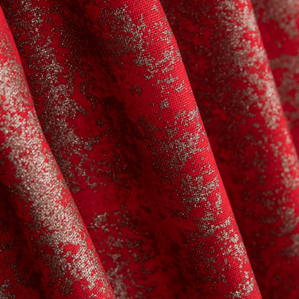 Rot marmorierte Weihnachtsleinwand - Ribes y Casals