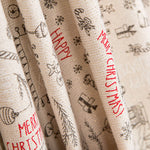 Weihnachten Frohe Weihnachten Lurex-Leinwand - Ribes y Casals