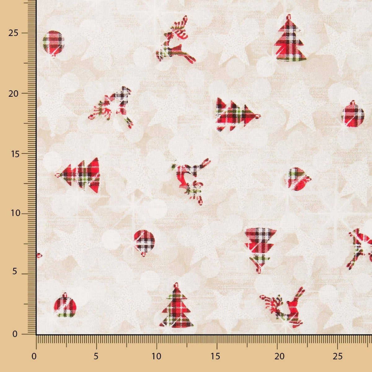 Mini-Weihnachtsornamente aus Canvas - Ribes y Casals