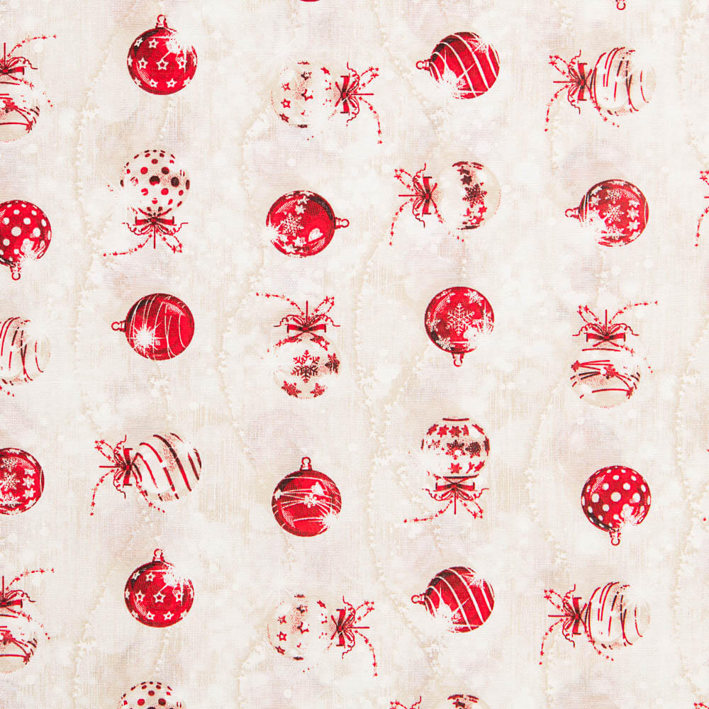 Mini-Weihnachtskugeln aus Leinwand - Ribes y Casals