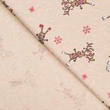 Mini-Rentier Weihnachts-Leinwand - Ribes y Casals
