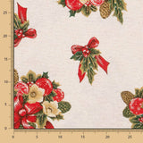 Lurex-Mistelzweig-Weihnachts-Leinwand - Ribes y Casals