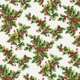 Leinwand Weihnachten Mistelzweig Ecru - Ribes y Casals