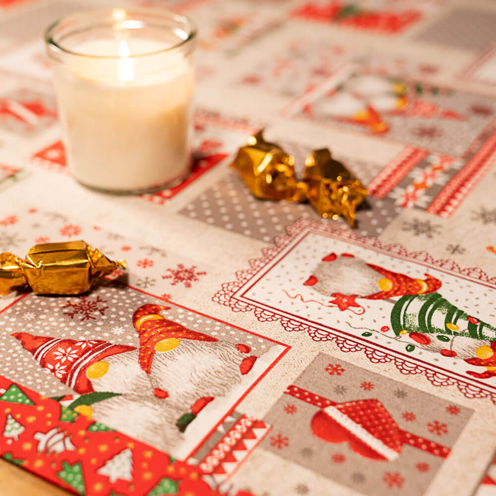 Canvas Weihnachtsaufnäher Rustikal - Ribes y Casals