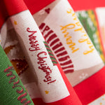 Rote Postkarten Weihnachten Leinwand - Ribes y Casals