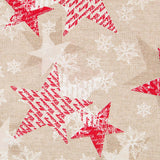 Rustikale Weihnachts-Leinwand Sterne - Ribes y Casals
