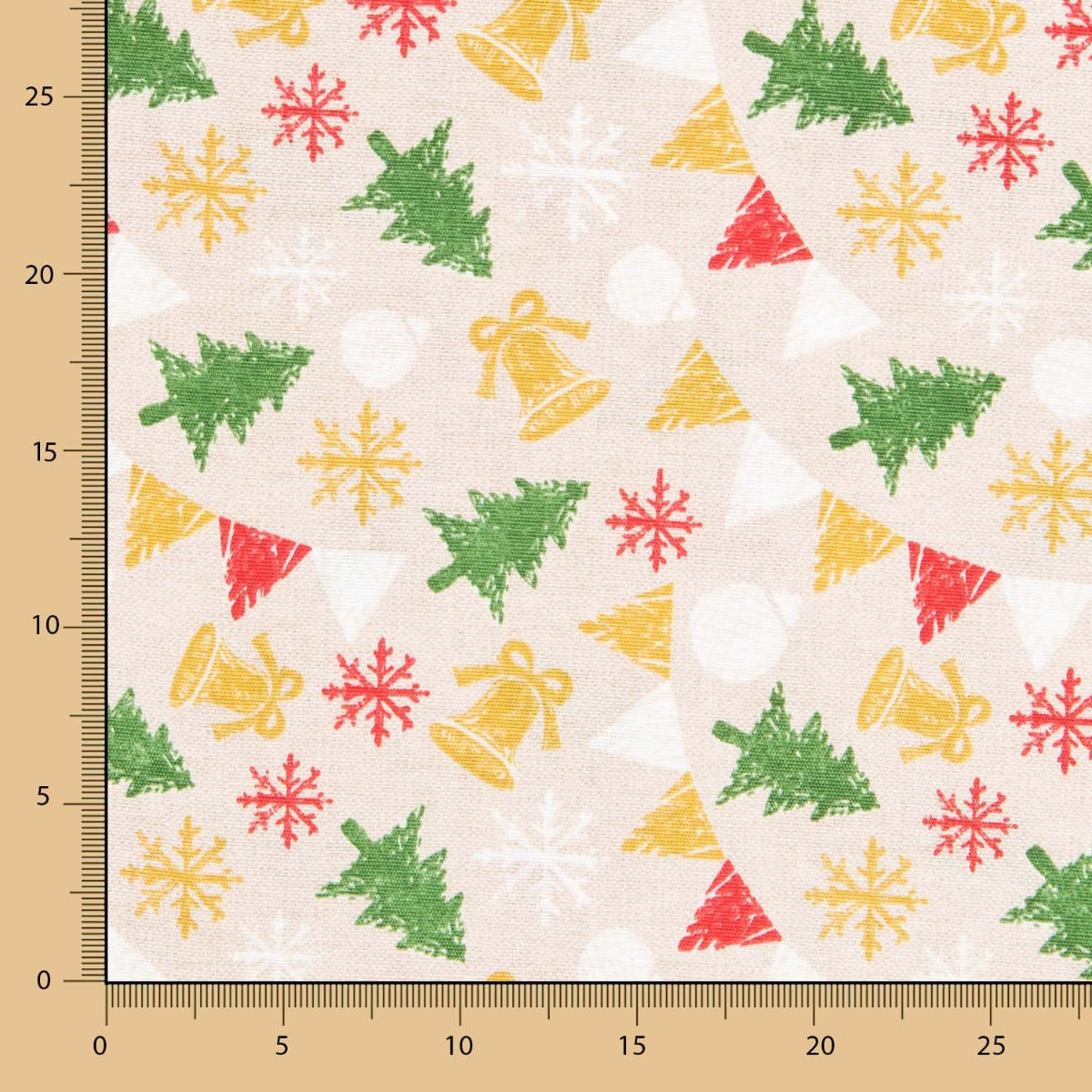 Rustikale Weihnachtsleinwand Mix Bäume - Ribes y Casals