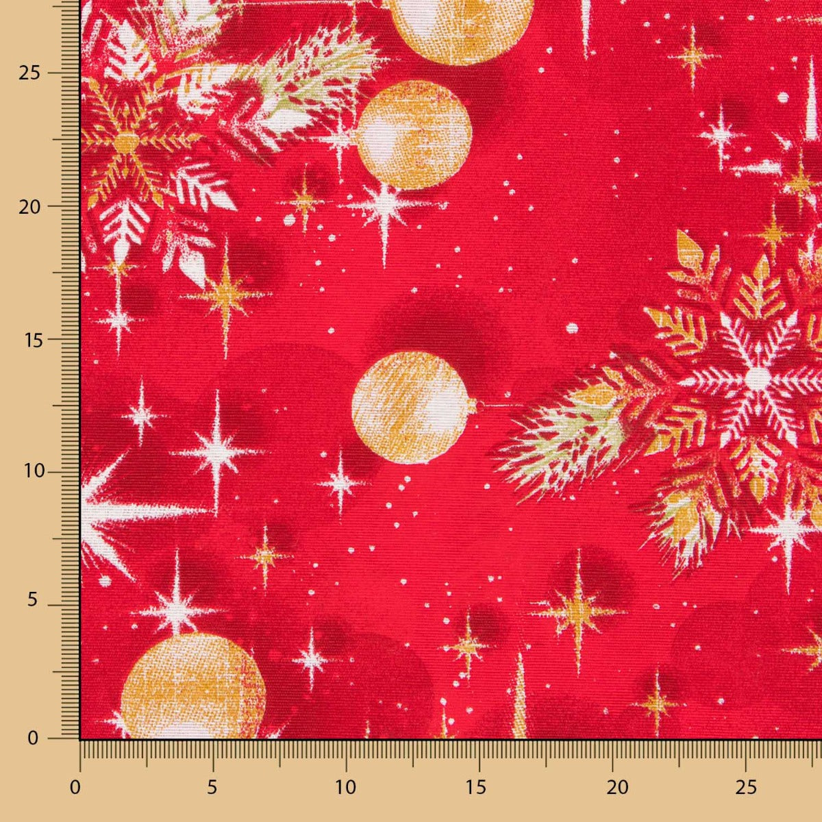 Rote Weihnachts-Leinwand Sterne - Ribes y Casals