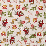 Weihnachtsmann Lurex Weihnachtsleinwand - Ribes y Casals