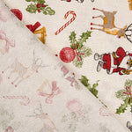 Weihnachtsmann Lurex Weihnachtsleinwand - Ribes y Casals