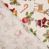Weihnachtsmann Lurex Weihnachtsleinwand - Ribes y Casals