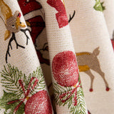Weihnachtsmann Lurex Weihnachtsleinwand - Ribes y Casals