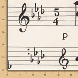 Musikalische Pentagramm-Leinwand - Ribes y Casals